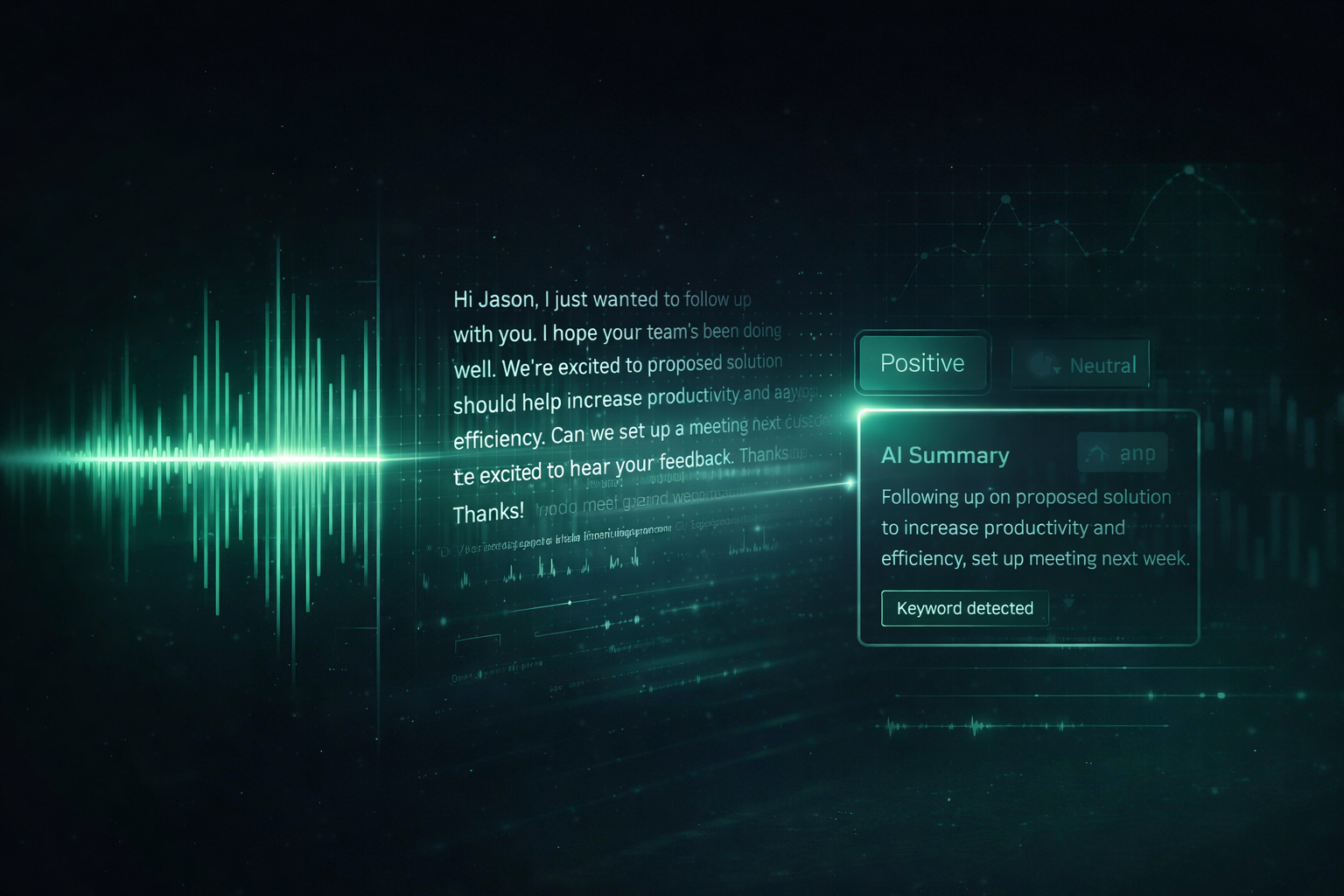 NextPointe AI transcription platform — real-time call intelligence